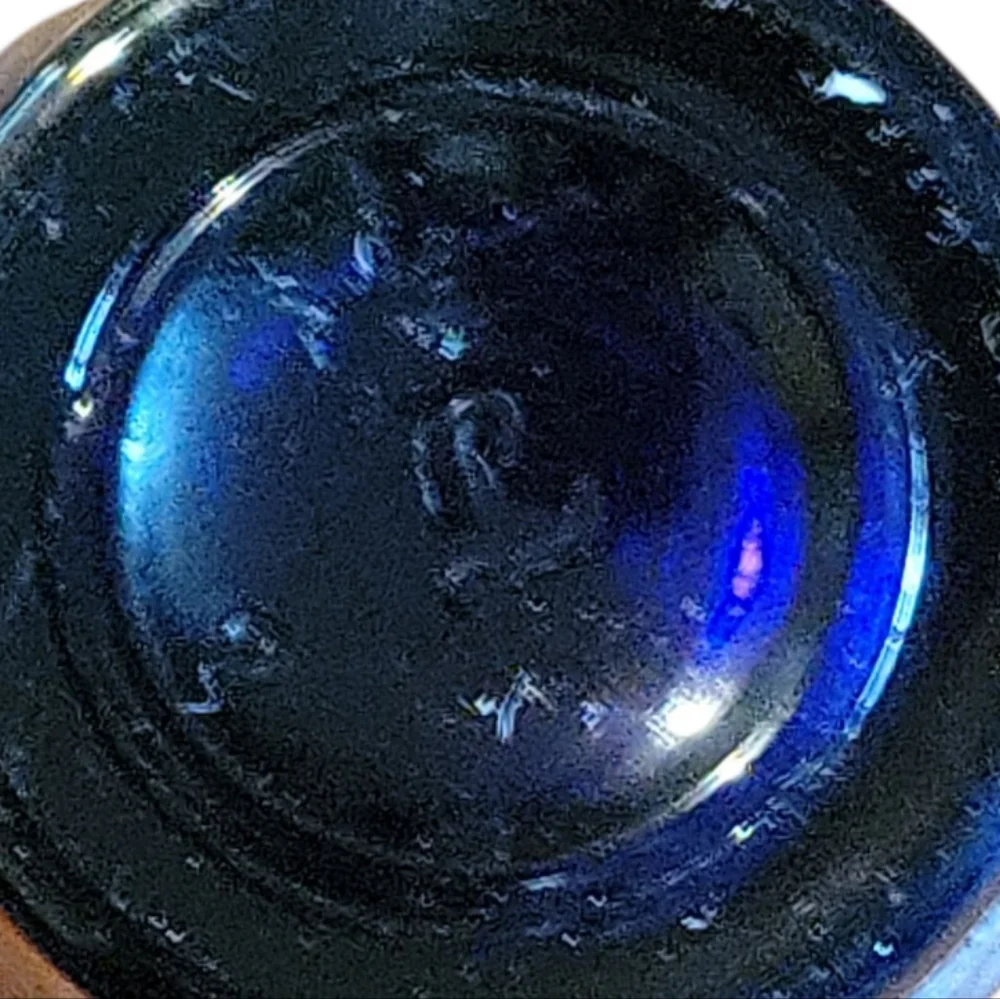 Vtg Libbey Souvenir Shot Glass Sundance Wyoming Cobalt Blue 1oz Toothpick Holder